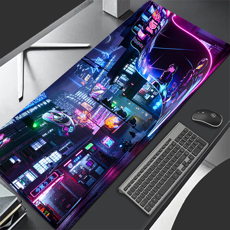 Tradescantia Purple - Purple Retro Neon City HD Custom