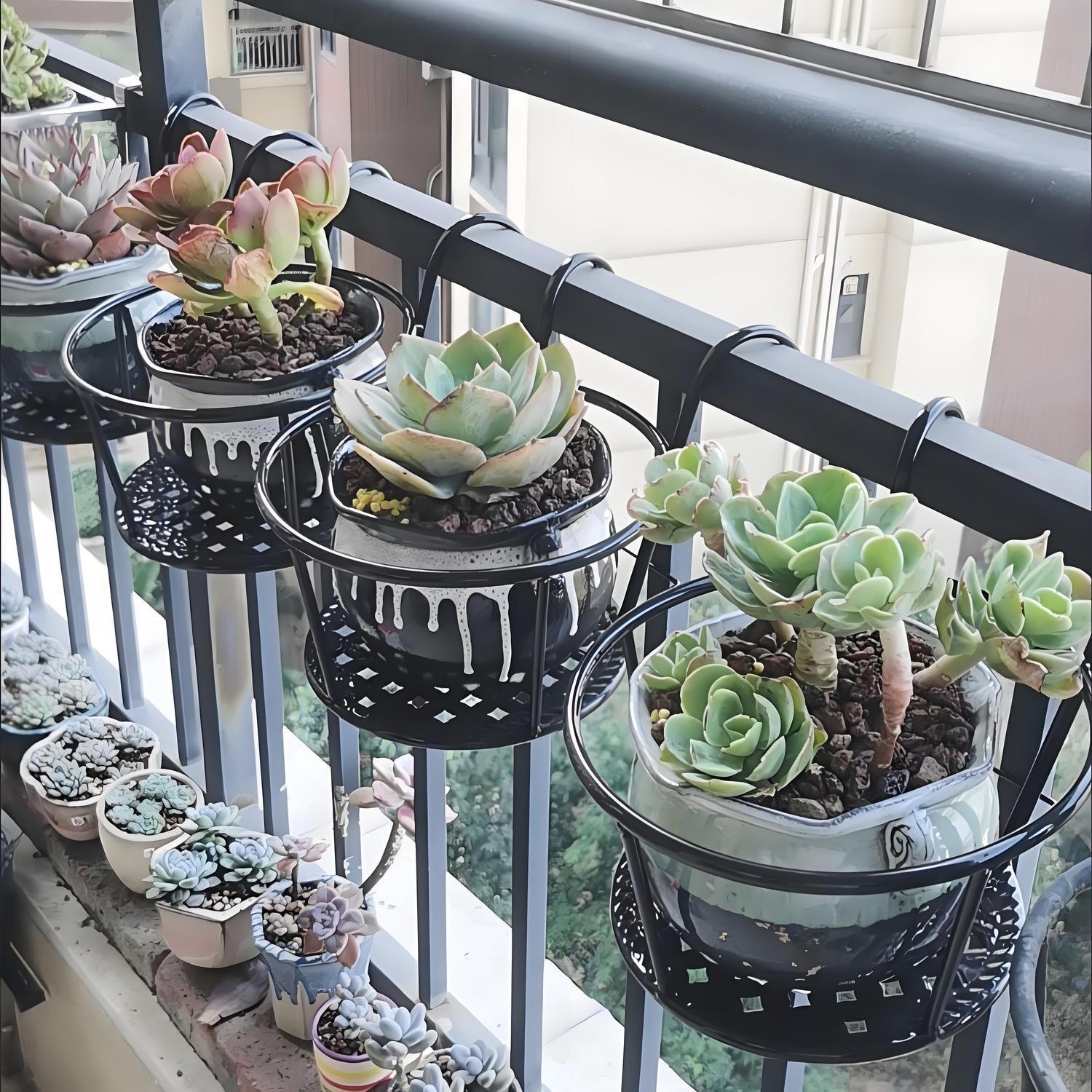 Wrought Iron Balcony Hanging F – Spider Plant Hanging recenzja i cena