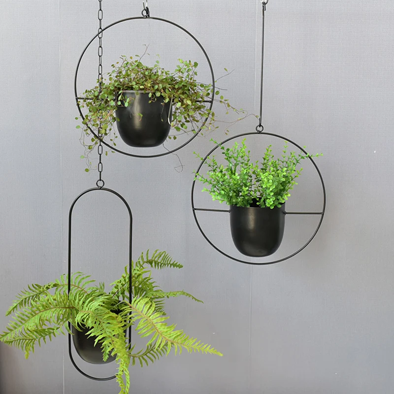 Wrought Iron Hanging Planter E – Spider Plant Hanging recenzja i cena