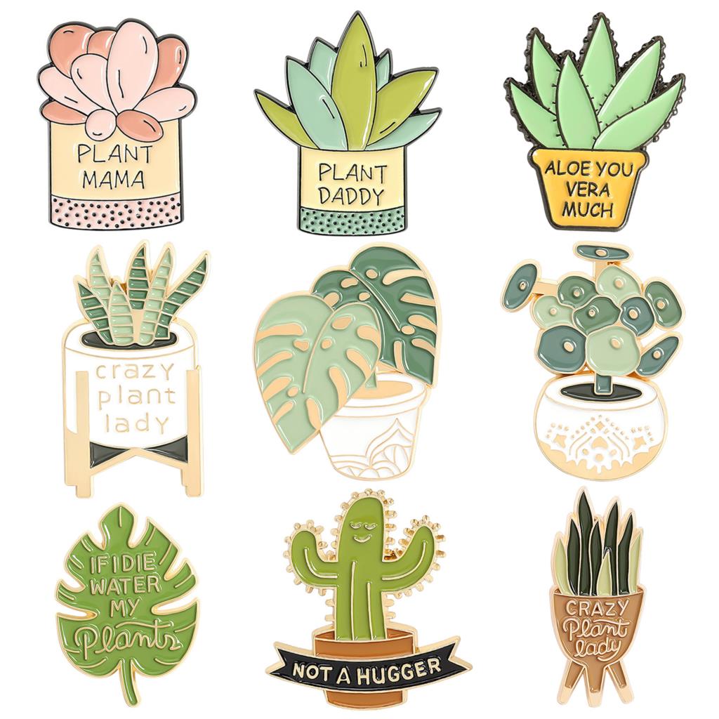 Potted Plant Brooch Monstera A – Aloe Vera Pot recenzja i cena