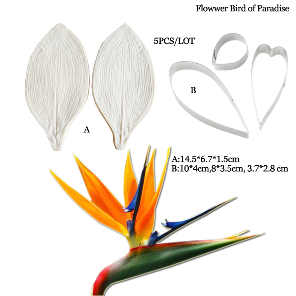 Large Gumpaste Strelitzia Bird – Bird Paradise Strelitzia recenzja i cena