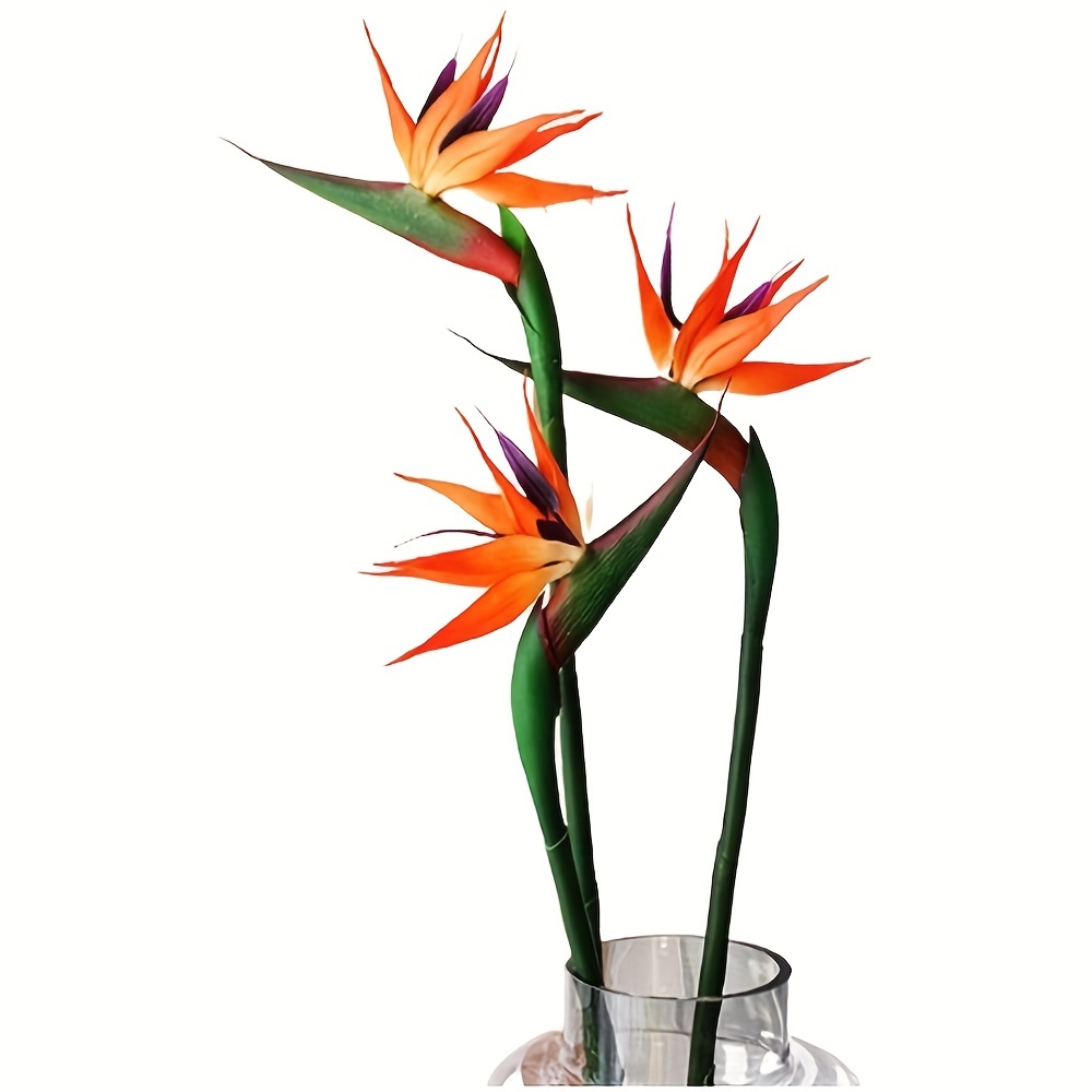 3Pcs Artificial Heaven Bird Fl – Bird Paradise Strelitzia recenzja i cena