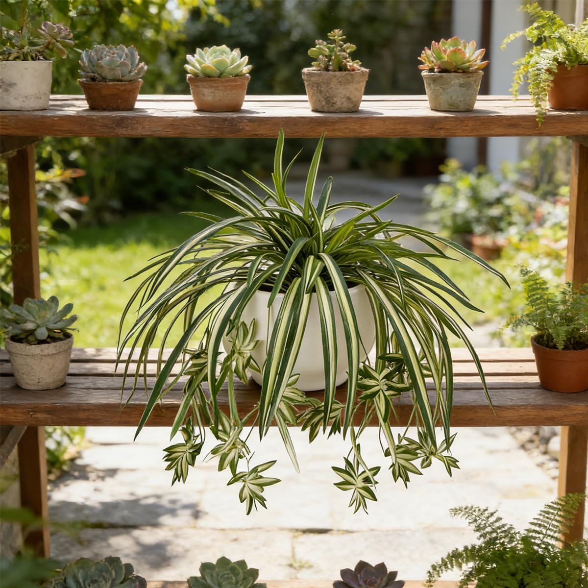 4PCS Artificial Hanging Spider – Spider Plant Hanging recenzja i cena