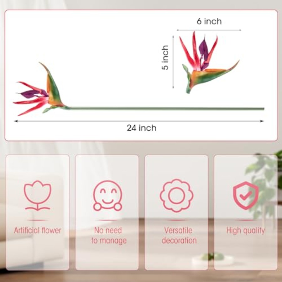 Pcs Bird of Paradise Artificia – Bird Paradise Strelitzia recenzja i cena
