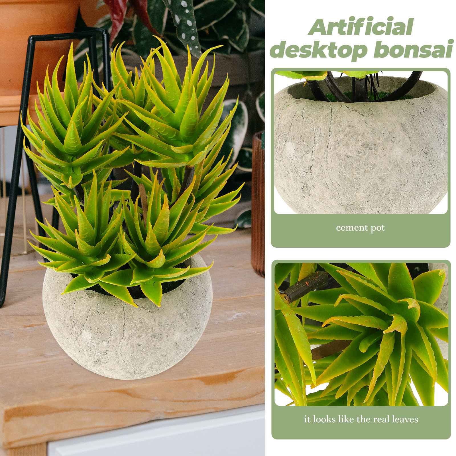 1 Piece Artificial Aloe Vera B – Aloe Vera Pot recenzja i cena