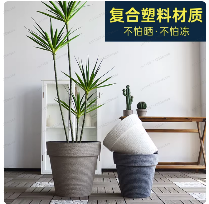 （just One）40x37cm Faux Ceramic – Aloe Vera Pot recenzja i cena