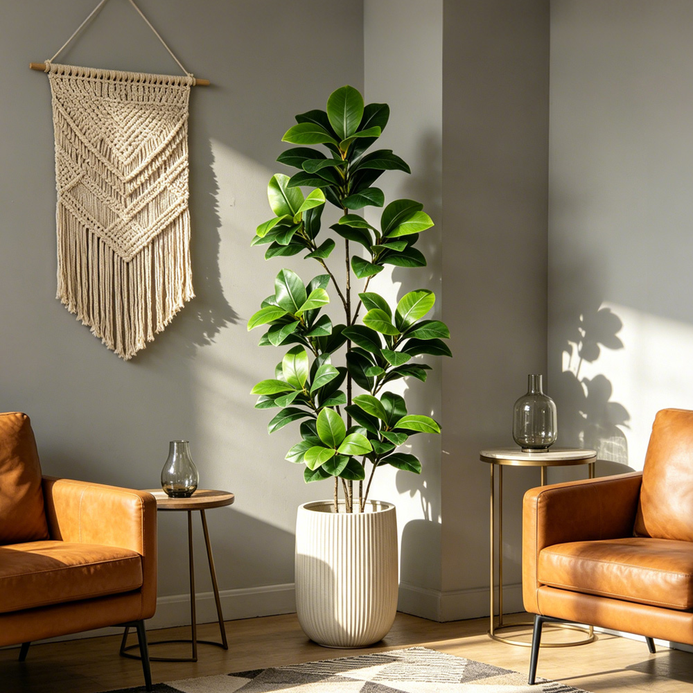 74-140cm Large Artificial Bany – Ficus Lyrata Tree recenzja i cena