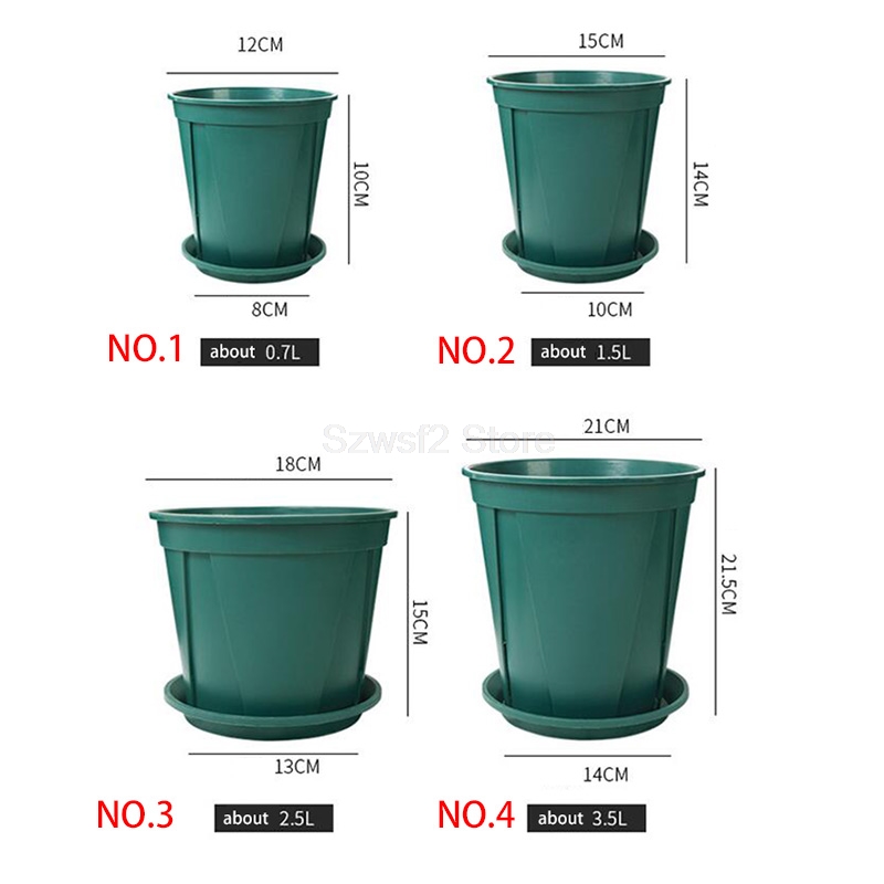 5/10pcs Green Plastic Plant Fl – Aloe Vera Pot recenzja i cena